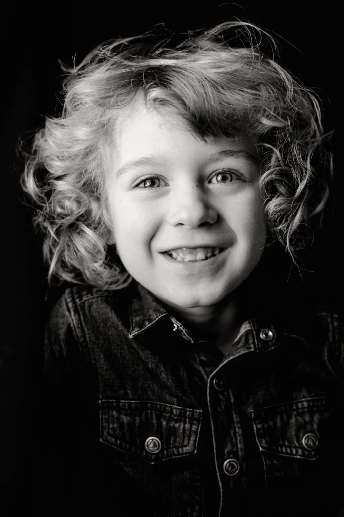 Photographe Portrait enfant en Noir & Blanc, Vaucluse et Drôme
